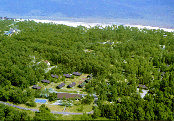 Aerial view of Dueodde Ferieby